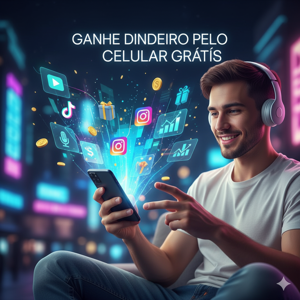 Ganhar Dinheiro na Internet Pelo Celular Grátis: Tudo Sobre o Tema